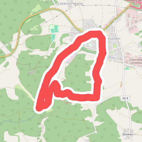 Burgstall-Scharfenberg-Weg (U1)