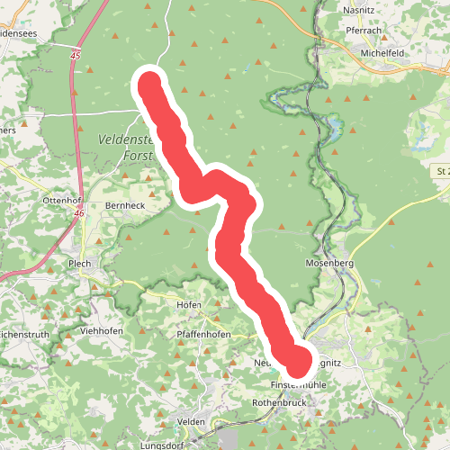 Wallfahrerweg Neuhaus - Hufeisen