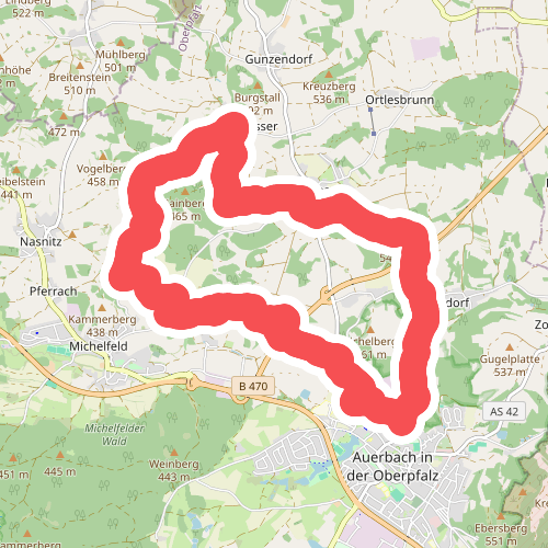 Erzweg, Tagestour Auerbach