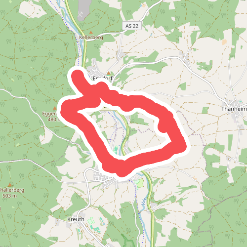 Jurasteig Schlaufe 1 Asam-Schlaufe