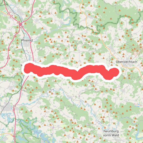 Goldsteig Zuweg Nr.9A Nabburg → Obermurach