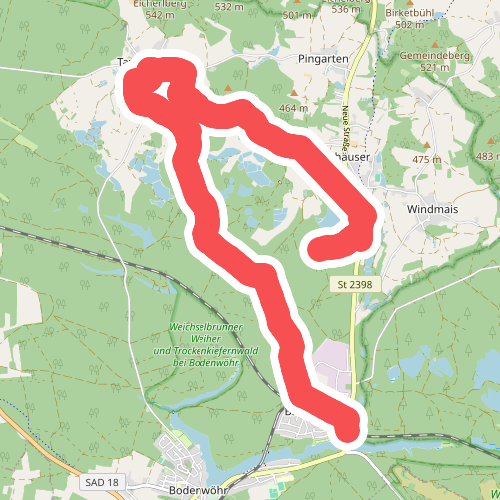 Wilder Mann 013 »Taxölderner Weg«, Naturpark Vorderer Bayerischer Wald