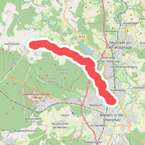 Weiden/Eisstadion - Parkstein
