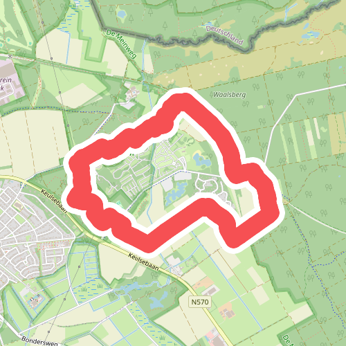 Wandelroute Zandbergenroute