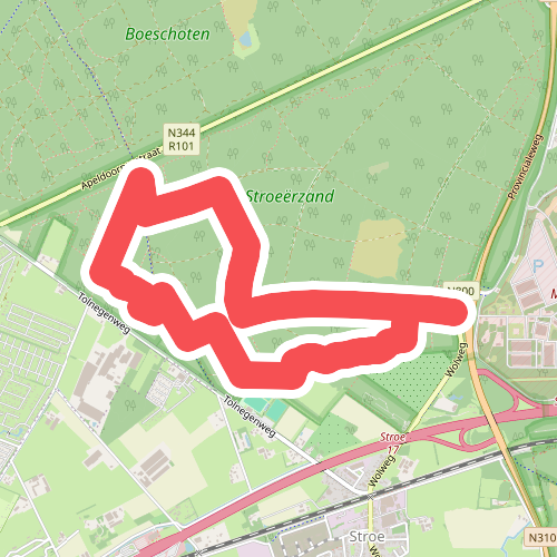 Wandelroute Stroeërzand