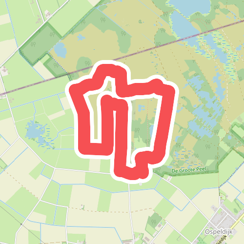 Boswachterspad Mussenbaan Groote Peel 