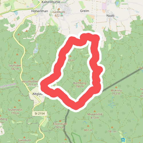 Bärnau Rundweg 1: Zur Altglashütte und zur Waldnaabquelle