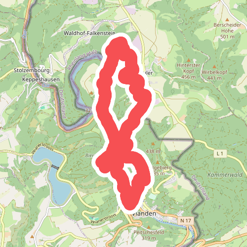 Nat'Our Route 5: Vianden - Falkenstein