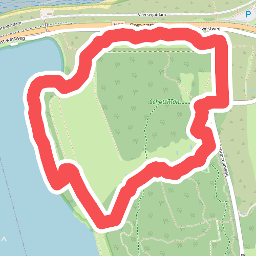 Wandelroute Schotsman groen