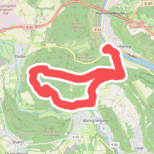 Klosterweg an der Mosel