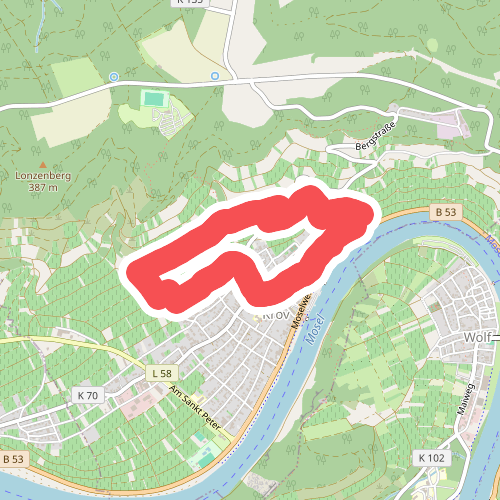 Rundweg: Judenfriedhof - Weinlehrpfad - Kesselstattkapelle - zurück