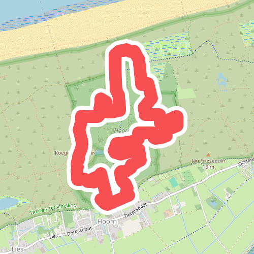 Wandelroute Hoornerbos en 't Pakhuis