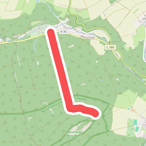 Saar-Hunsrück-Steig Zuwegung Harfenmühle