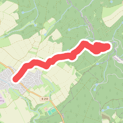 Wilde Endert, Zuweg Büchel
