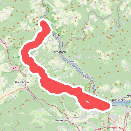 Rheinhöhenweg 7. Etappe Oberwesel - Bingen (lrh.)