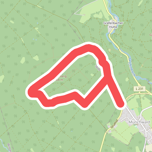 Münchwald Rundwanderweg Weiß
