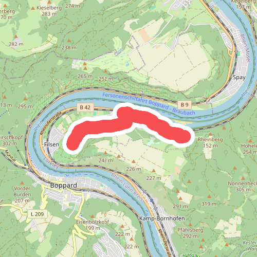 Rheinsteig-Zuweg Osterspai