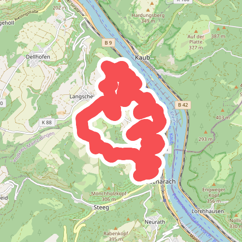 Rheinblickschleife (Hahn, blauer Pfeil)