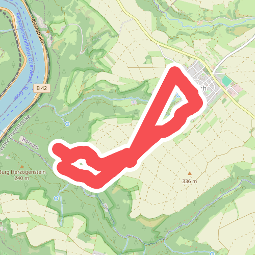 Rheinsteig-Zuweg Bornich