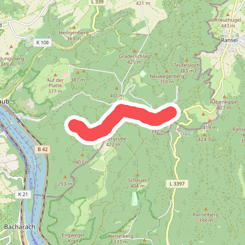 Rheinsteig-Zuweg Sauerthal