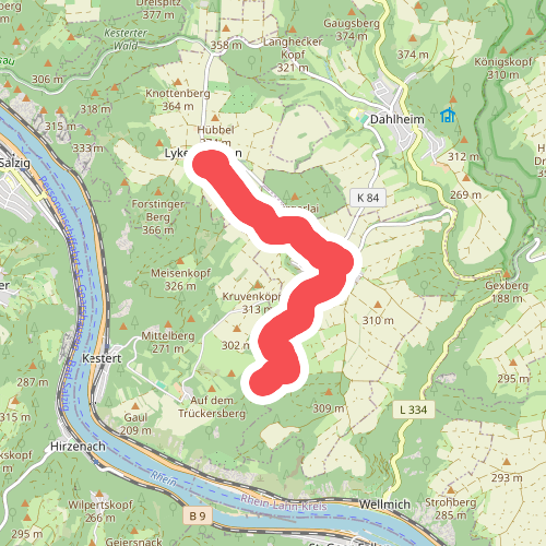 Rheinsteig-Zuweg Prath