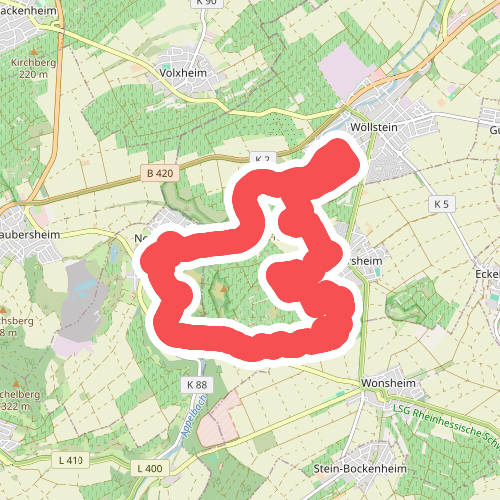 Küstenweg 1: Rundweg Siefersheim - Wöllstein - Neubamberg