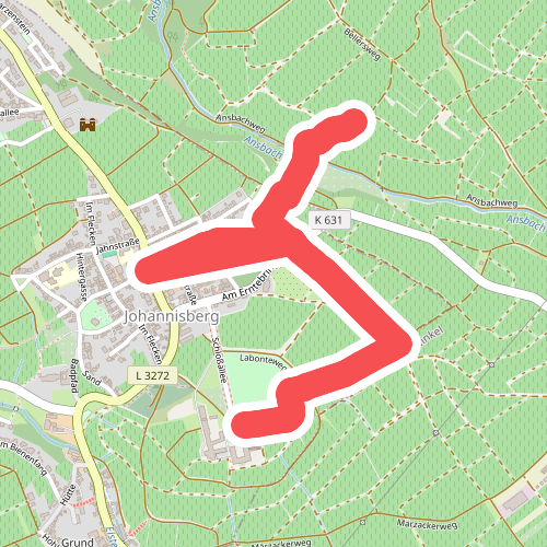 Rheinsteig-Zuweg Johannisberg