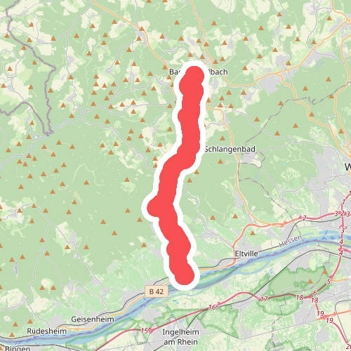 Schwarzer Punkt Bad Schwalbach nach Eltville Hattenheim