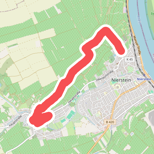 Rheinterrassenweg Zuweg Schwabsburg