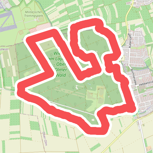 10 km Laufstrecke