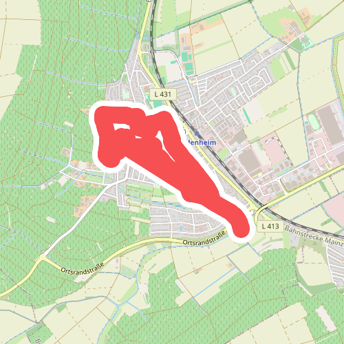 Historischer Rundweg Bodenheim lang