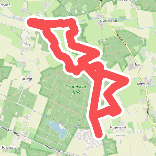 Wandelroute Bekenwandeling Grotelsche heide 