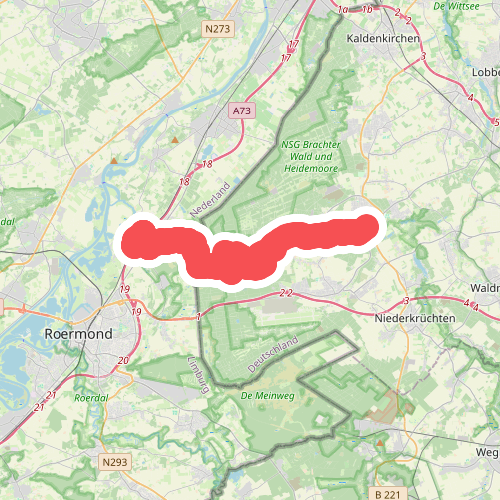 Meinweg dag 2 - Brüggen - Swalmen · Meinweg etappe 2