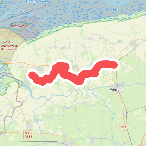 Niekerk - Baflo · Nederlands Kustpad 3 etappe 10