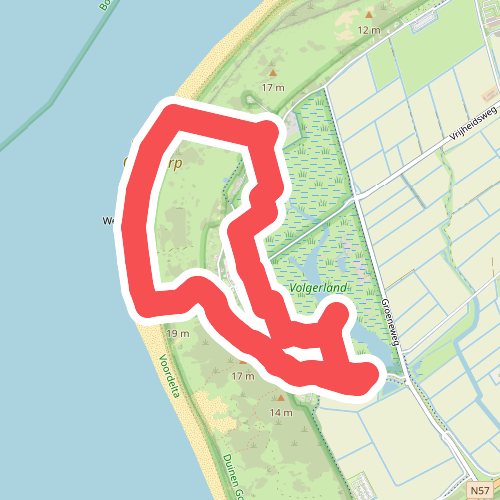 Wandelroute Volgerland op Goeree, Zuid-Holland