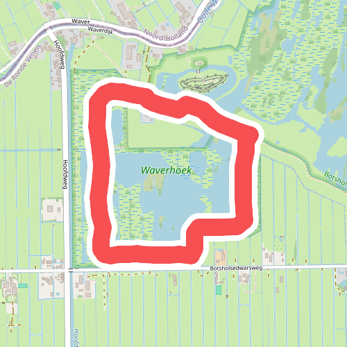 Wandelroute Waverhoek, vlak bij de Vinkeveense plassen