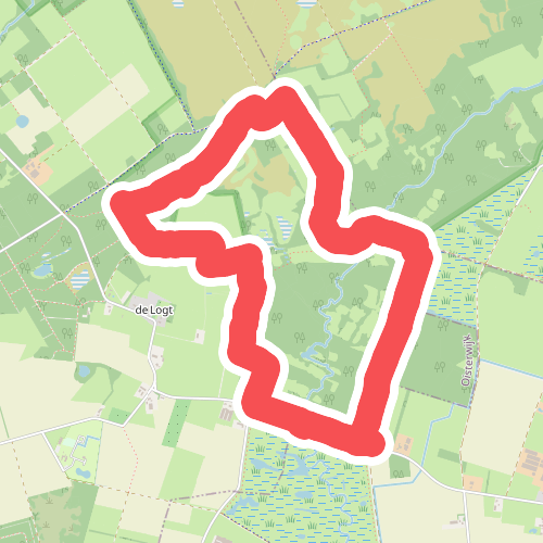 Wandelroute Logtsevelden aan de rand van de Kampina