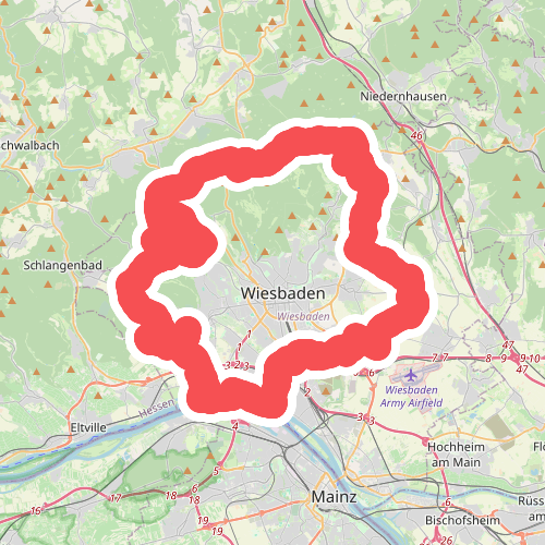 Jubiläums-Rundweg um Wiesbaden