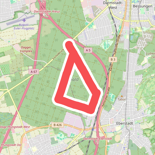 Rundwanderweg Eberstädter Hausschneise 3: Wald-Schneisen-Weg