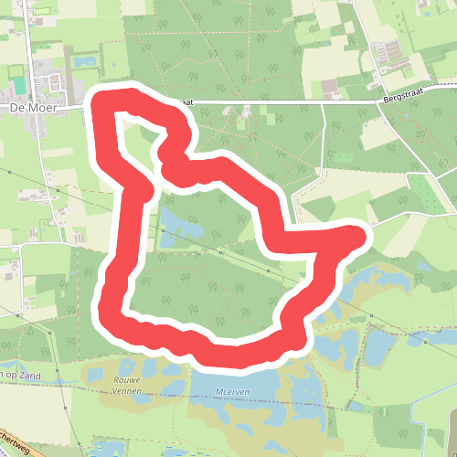 Wandelroute Zuid Huis ter Heide bij Tilburg