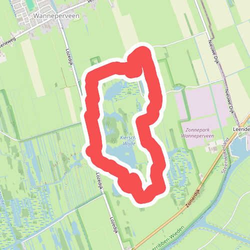TIJDELIJKE OMLEIDING - Kiersche Wijdepad De Wieden bij Wanneperveen en Giethoorn