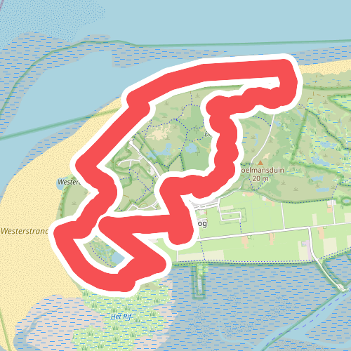 Wandelroute Nationaal Park Schiermonnikoog, duin en strand (Friesland)