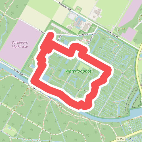 Havenroute in Rijksmonument Waterloopbos