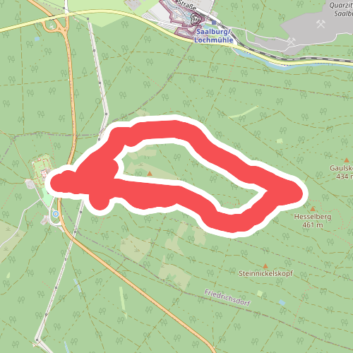 Saalburg - Gickelsburg - Batzenbäumchen
