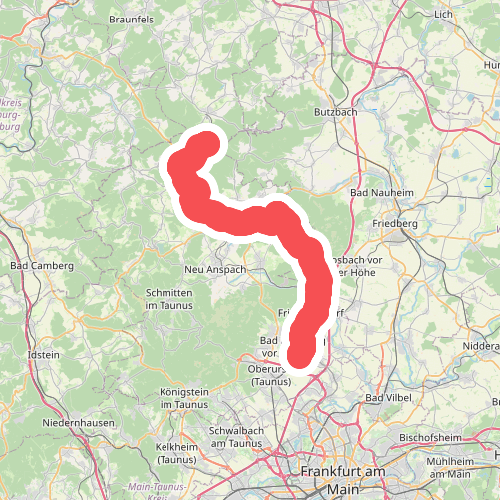 Taunusklub Route RMV2