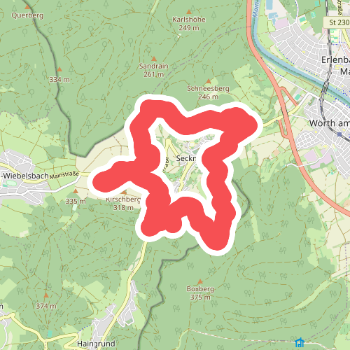 Rundwanderweg Seckmauern 1 : Seckmauern-Weg
