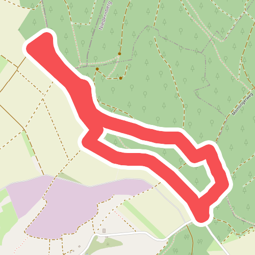Parkplatzrundwanderweg An der Kreuzstraße 2 : Scherder-Weg