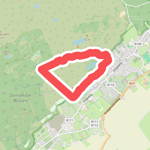 Witte wandelroute Zeepeduinen bij Burgh-Haamstede