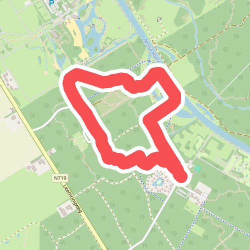 Speelweideroute Voorsterbos, vlakbij Kraggenburg