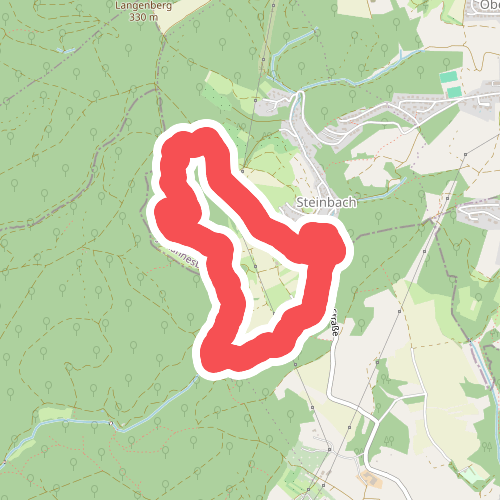 Roter Schmetterling, Rundwanderweg Steinbach